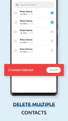 Delete Multi Contacts - Merge android App screenshot 3