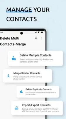 Delete Multi Contacts - Merge android App screenshot 4